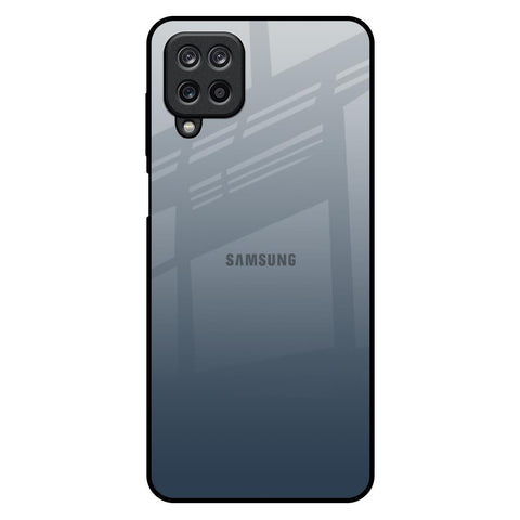Smokey Grey Color Samsung Galaxy M12 Glass Back Cover Online