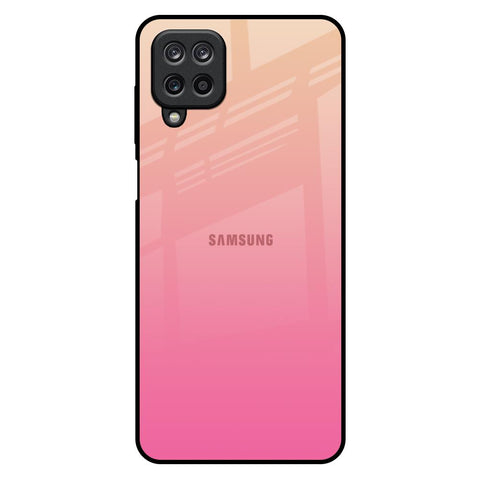 Pastel Pink Gradient Samsung Galaxy M12 Glass Back Cover Online