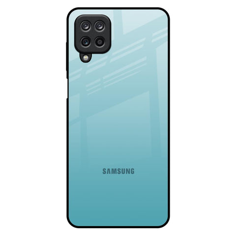 Arctic Blue Samsung Galaxy M12 Glass Back Cover Online