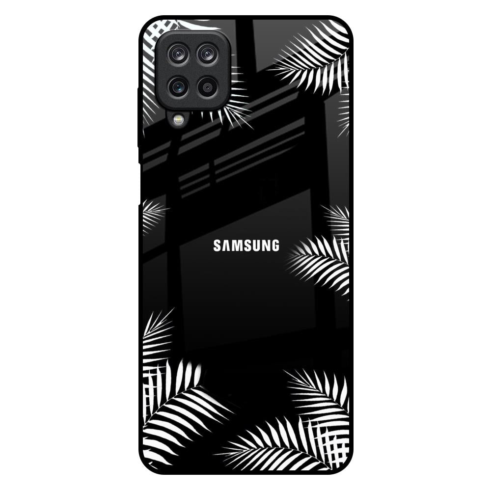 Zealand Fern Design Samsung Galaxy M12 Glass Back Cover Online