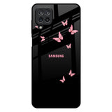 Fly Butterfly Samsung Galaxy M12 Glass Back Cover Online
