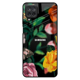 Flowers & Butterfly Samsung Galaxy M12 Glass Back Cover Online