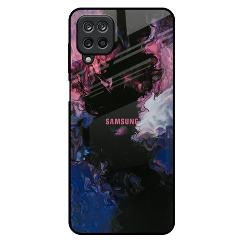 Smudge Brush Samsung Galaxy M12 Glass Back Cover Online