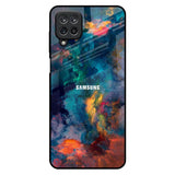 Colored Storm Samsung Galaxy M12 Glass Back Cover Online