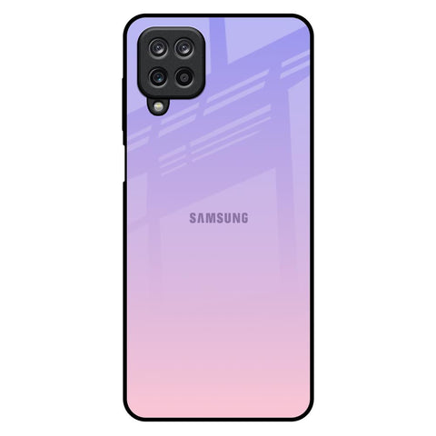 Lavender Gradient Samsung Galaxy M12 Glass Back Cover Online