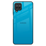 Blue Aqua Samsung Galaxy M12 Glass Back Cover Online