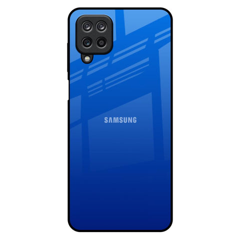 Egyptian Blue Samsung Galaxy M12 Glass Back Cover Online