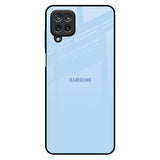 Pastel Sky Blue Samsung Galaxy M12 Glass Back Cover Online