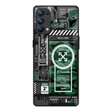 Green Camo Circuit Oppo Reno5 Pro Glass Back Cover Online
