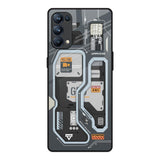 Retro Futuristic Oppo Reno5 Pro Glass Back Cover Online