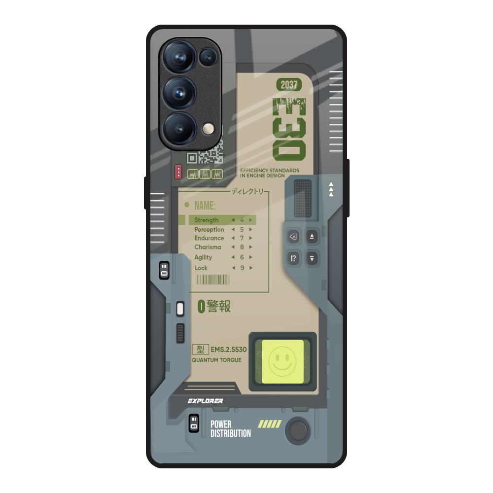 Art Station Oppo Reno5 Pro Glass Back Cover Online