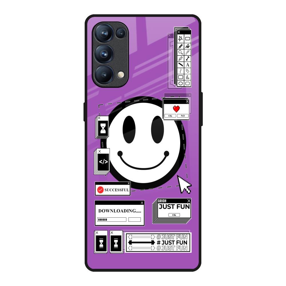 Code with Smile Oppo Reno5 Pro Glass Back Cover Online