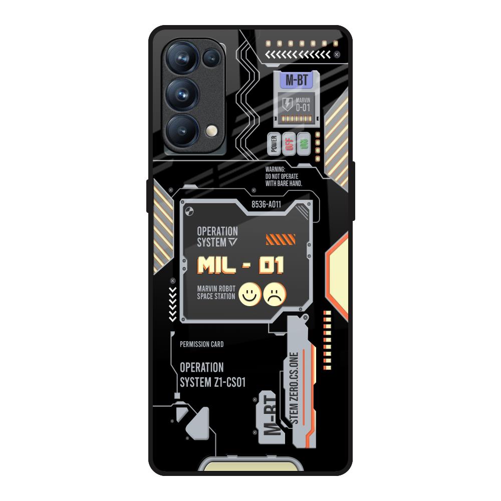 Exposed Parts Oppo Reno5 Pro Glass Back Cover Online
