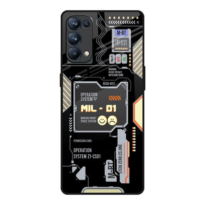 Exposed Parts Oppo Reno5 Pro Glass Back Cover Online