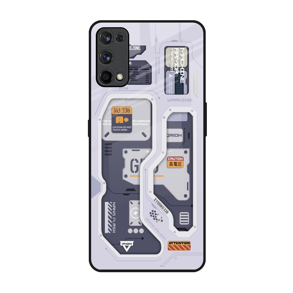 Tech Savvy Realme X7 Pro Glass Back Cover Online