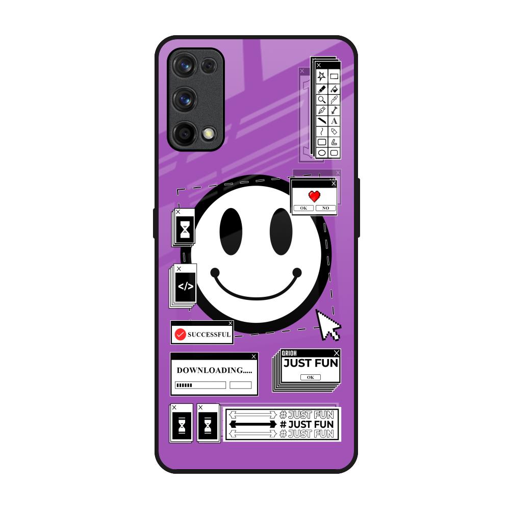Code with Smile Realme X7 Pro Glass Back Cover Online