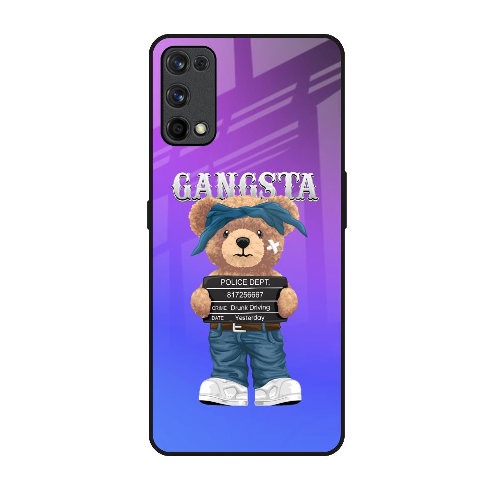 Gangsta Bear Realme X7 Pro Glass Back Cover Online