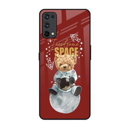 Astronaut Bear Realme X7 Pro Glass Back Cover Online