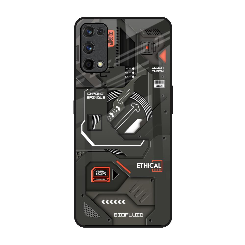 Tech Aesthetics Realme X7 Pro Glass Back Cover Online