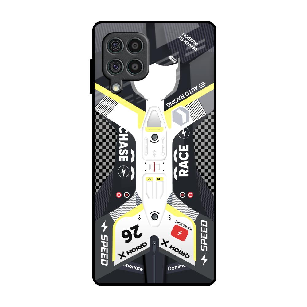 Car Enthusiast Samsung Galaxy F62 Glass Back Cover Online
