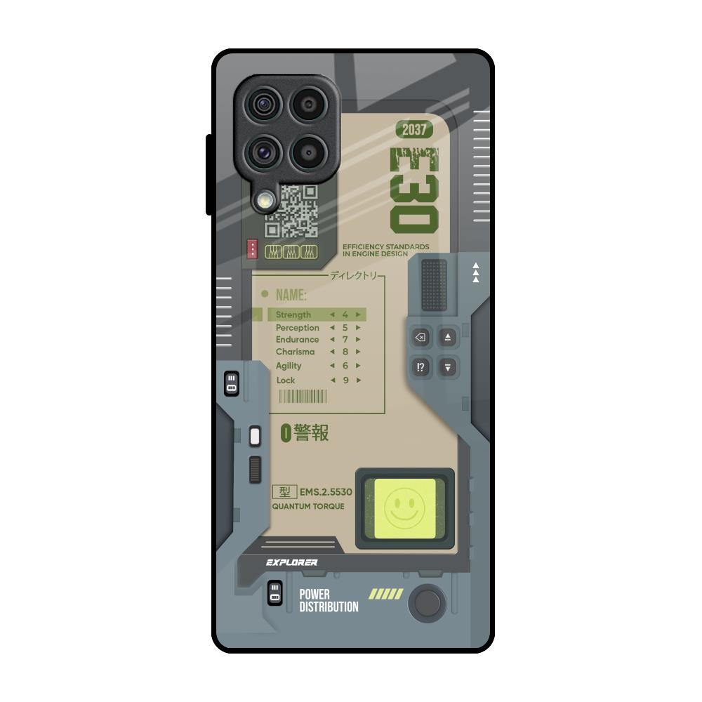 Art Station Samsung Galaxy F62 Glass Back Cover Online
