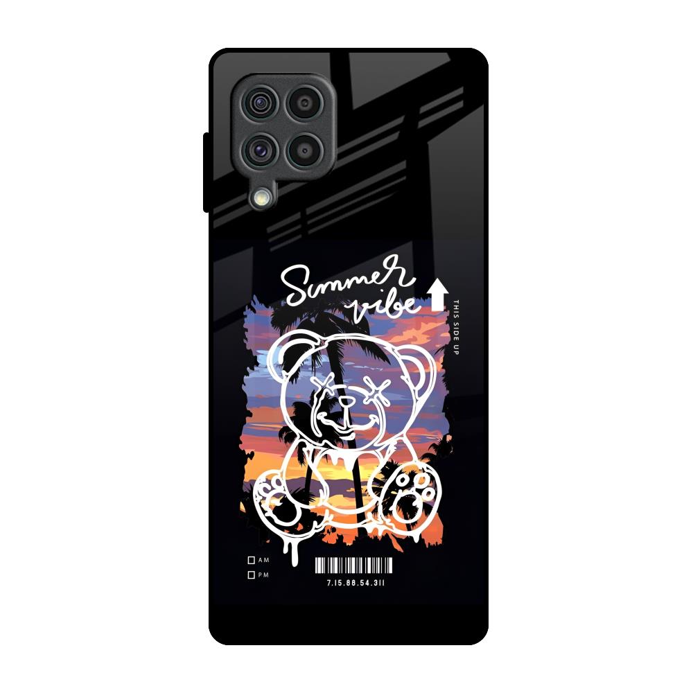 Summer Vibe Samsung Galaxy F62 Glass Back Cover Online