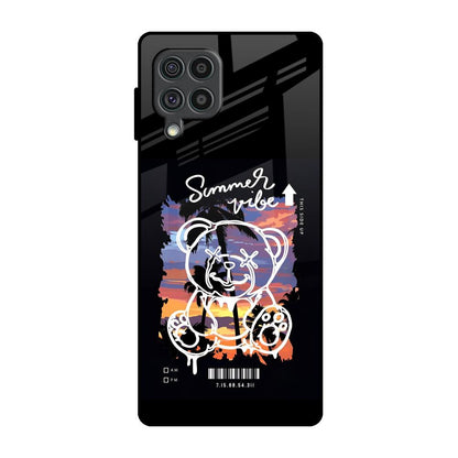 Summer Vibe Samsung Galaxy F62 Glass Back Cover Online