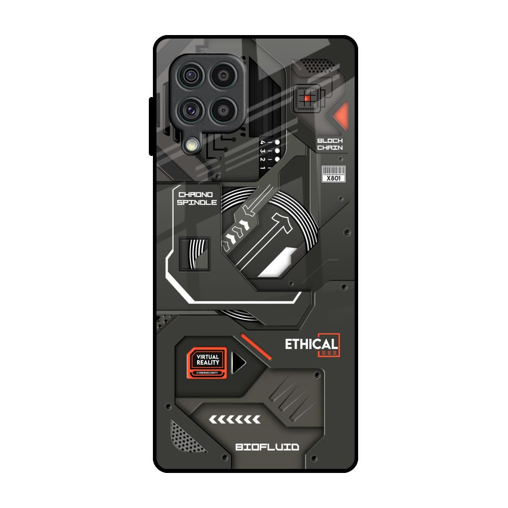 Tech Aesthetics Samsung Galaxy F62 Glass Back Cover Online