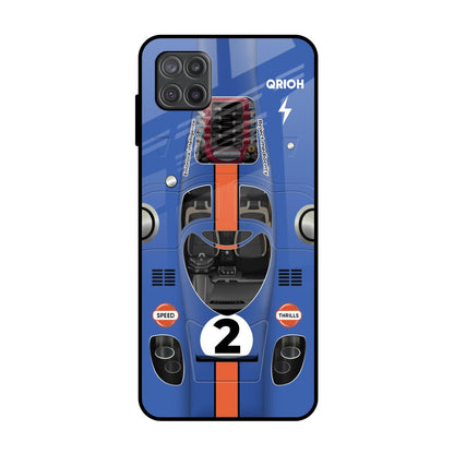 Car Adiction Samsung Galaxy A12 Glass Back Cover Online