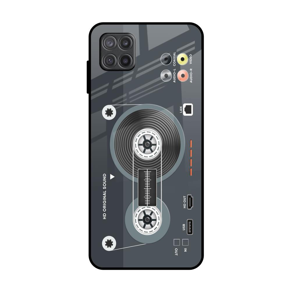 Retro Recorder Samsung Galaxy A12 Glass Back Cover Online