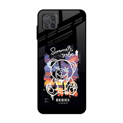 Summer Vibe Samsung Galaxy A12 Glass Back Cover Online