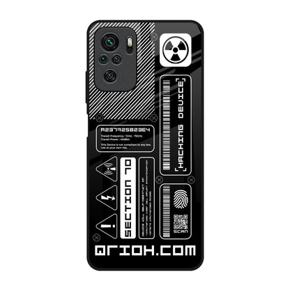 Futuristic Art Redmi Note 10 Glass Back Cover Online