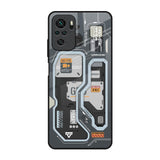Retro Futuristic Redmi Note 10 Glass Back Cover Online