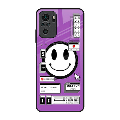Code with Smile Redmi Note 10 Glass Back Cover Online