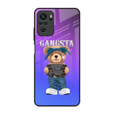Gangsta Bear Redmi Note 10 Glass Back Cover Online