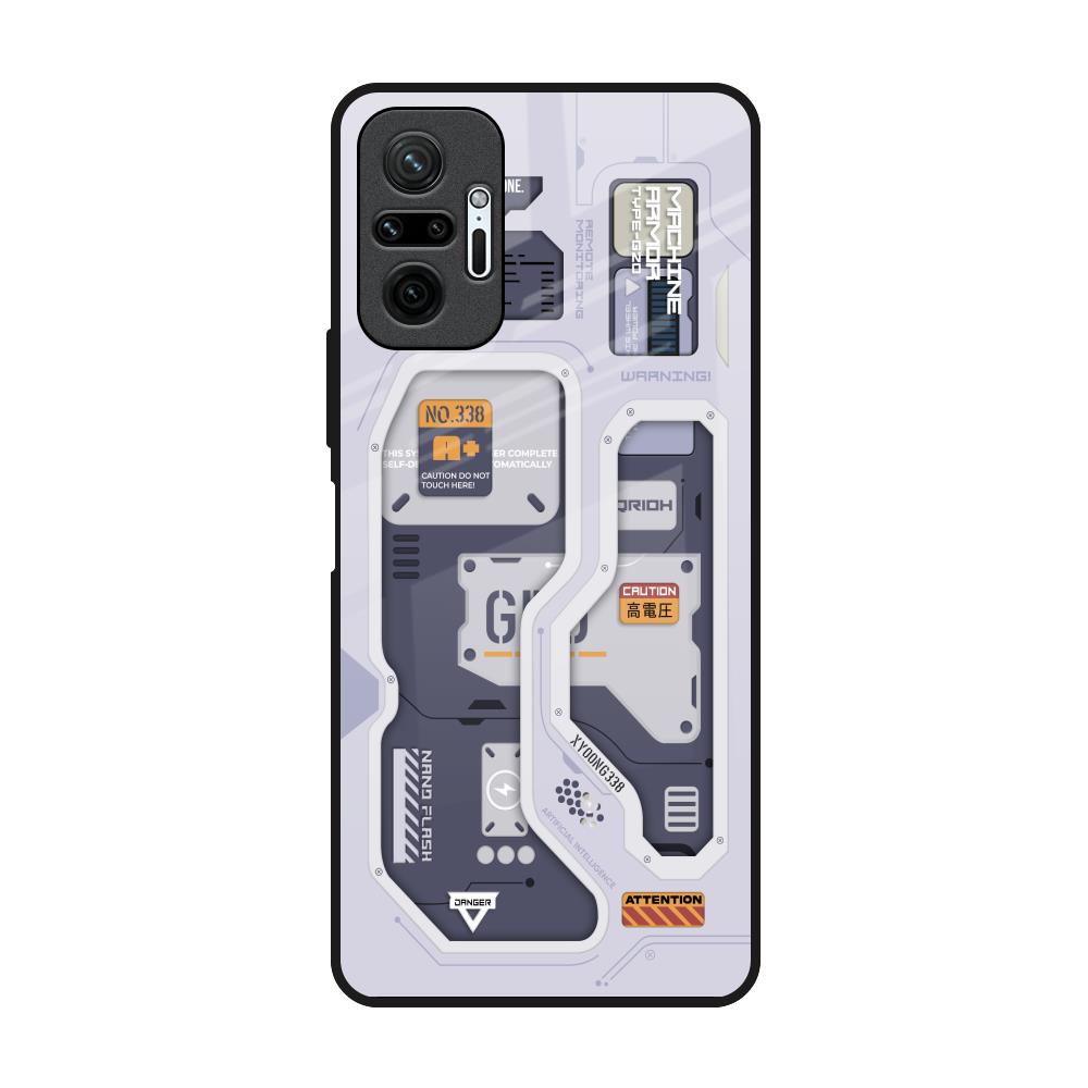 Tech Savvy Redmi Note 10 Pro Max Glass Back Cover Online