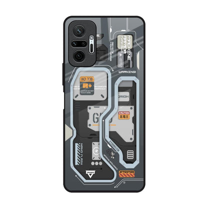 Retro Futuristic Redmi Note 10 Pro Max Glass Back Cover Online