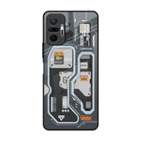 Retro Futuristic Redmi Note 10 Pro Max Glass Back Cover Online
