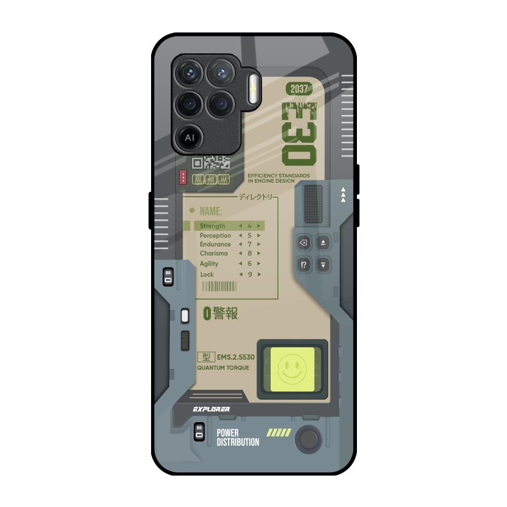 Art Station Oppo F19 Pro Glass Back Cover Online