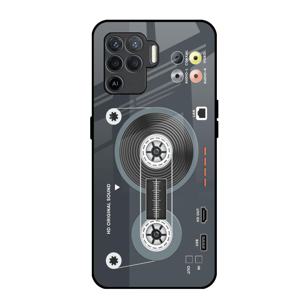 Retro Recorder Oppo F19 Pro Glass Back Cover Online