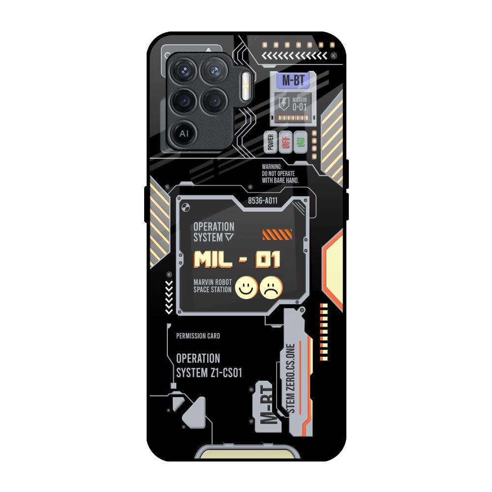 Exposed Parts Oppo F19 Pro Glass Back Cover Online