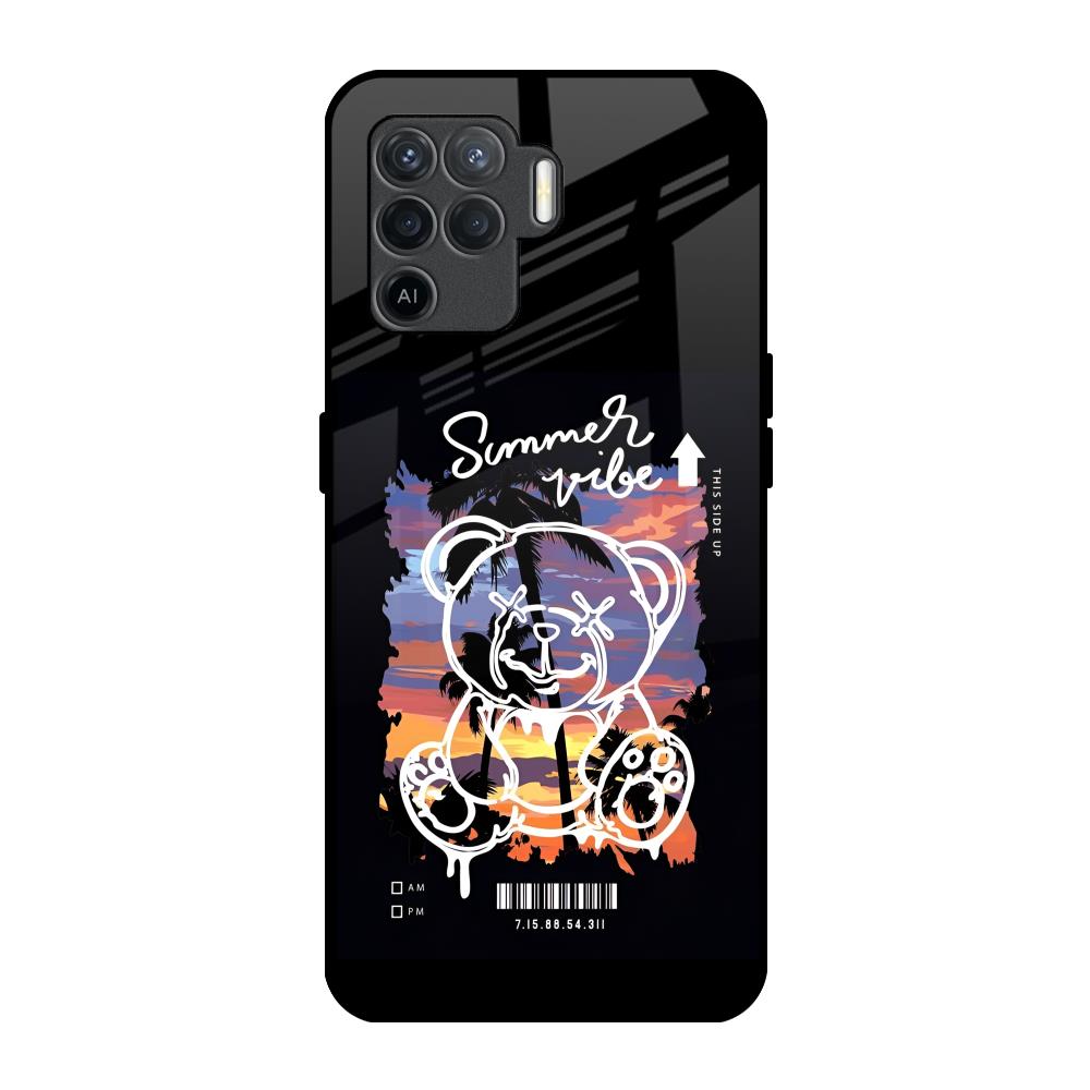 Summer Vibe Oppo F19 Pro Glass Back Cover Online