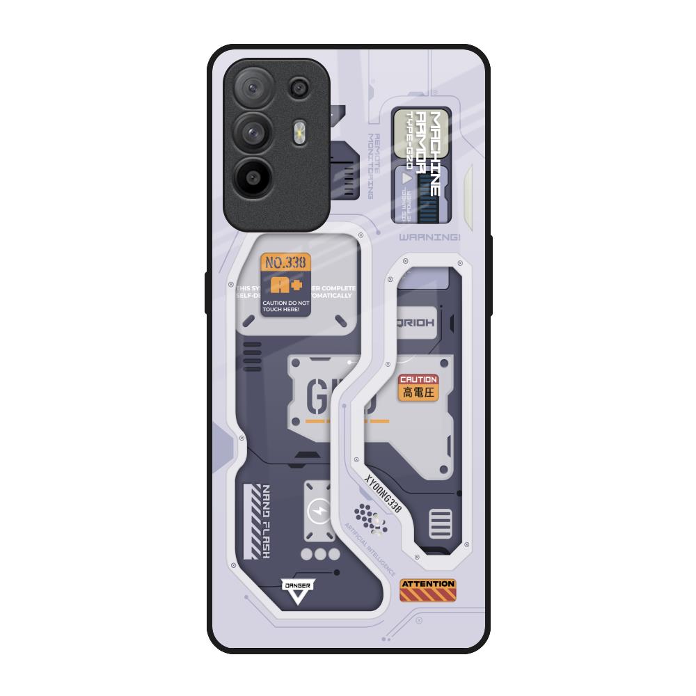 Tech Savvy Oppo F19 Pro Plus Glass Back Cover Online