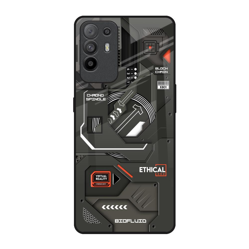 Tech Aesthetics Oppo F19 Pro Plus Glass Back Cover Online