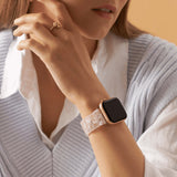 Rose Quartz Vienna Apple Watch Strap