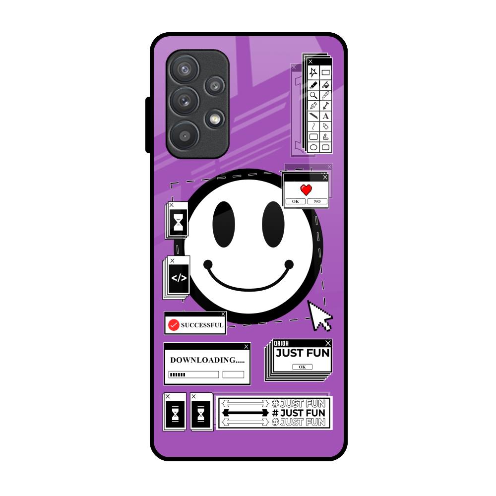 Code with Smile Samsung Galaxy A52 Glass Back Cover Online