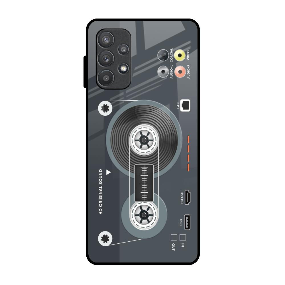 Retro Recorder Samsung Galaxy A72 Glass Back Cover Online