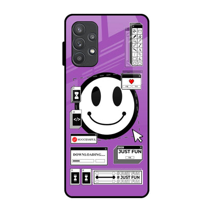 Code with Smile Samsung Galaxy A72 Glass Back Cover Online