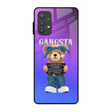 Gangsta Bear Samsung Galaxy A72 Glass Back Cover Online