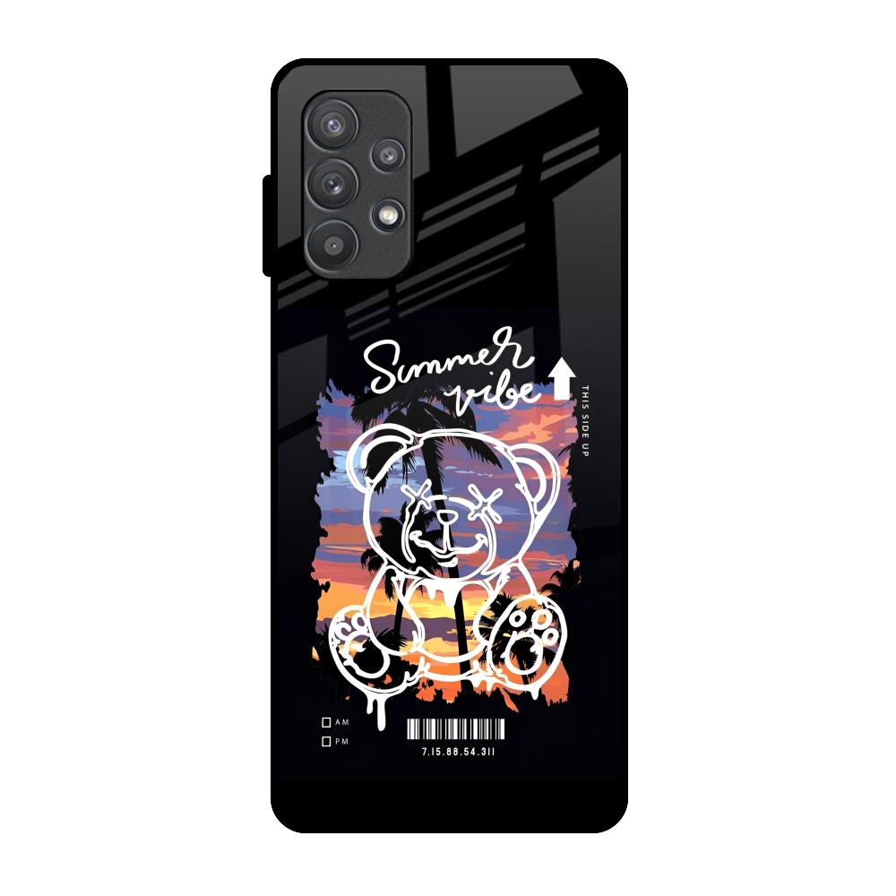 Summer Vibe Samsung Galaxy A72 Glass Back Cover Online
